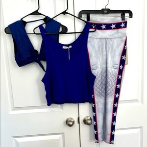 Niyama Sol bra, tank, leggings set